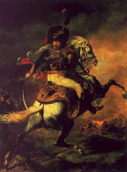  Theodore   Gericault Officer of the Hussars oil painting picture
